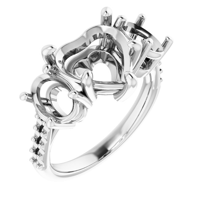 Three-Stone Engagement Ring