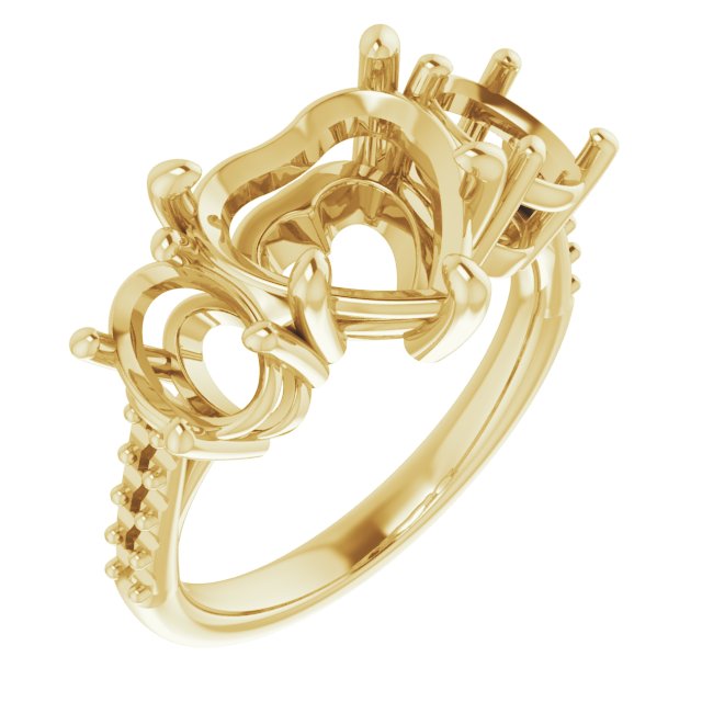 Three-Stone Engagement Ring