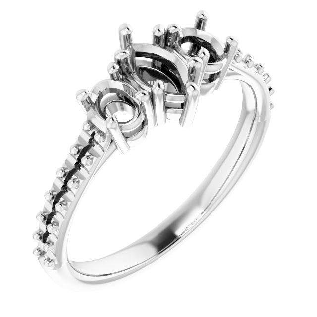 Three-Stone Engagement Ring
