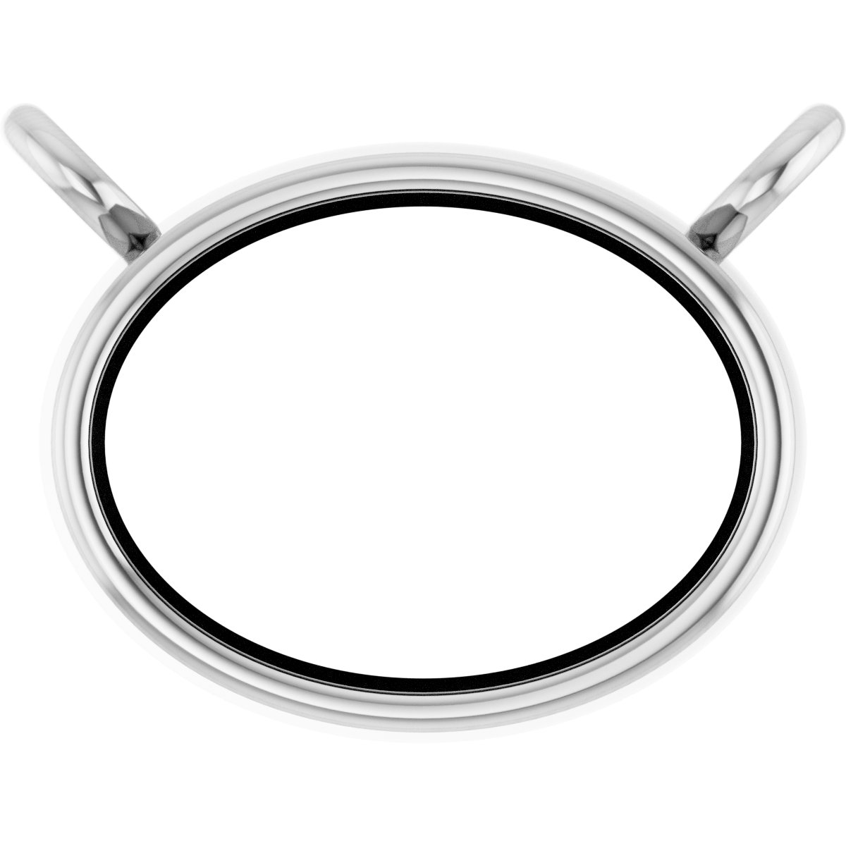 Bezel-Set Necklace Center