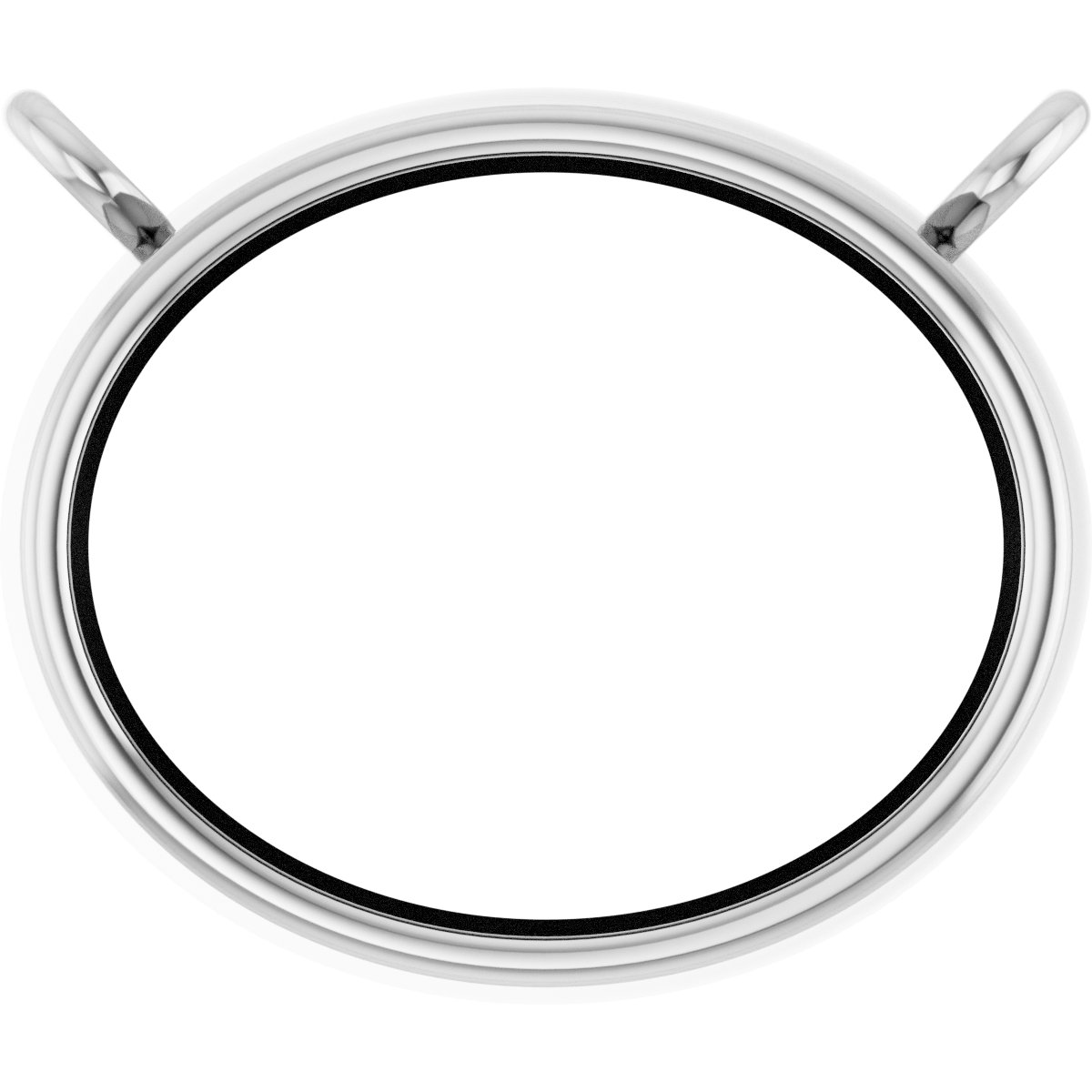 Bezel-Set Necklace Center