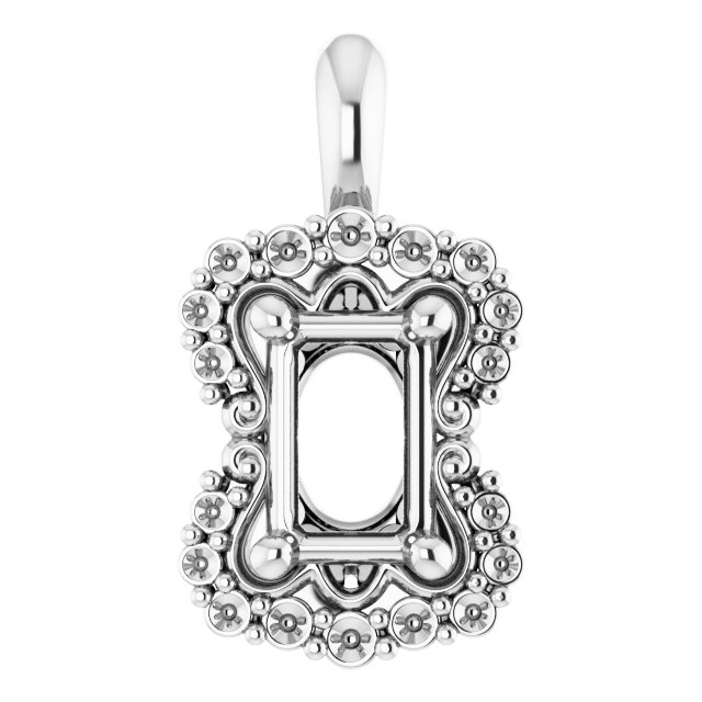 Sculptural Halo-Style Pendant