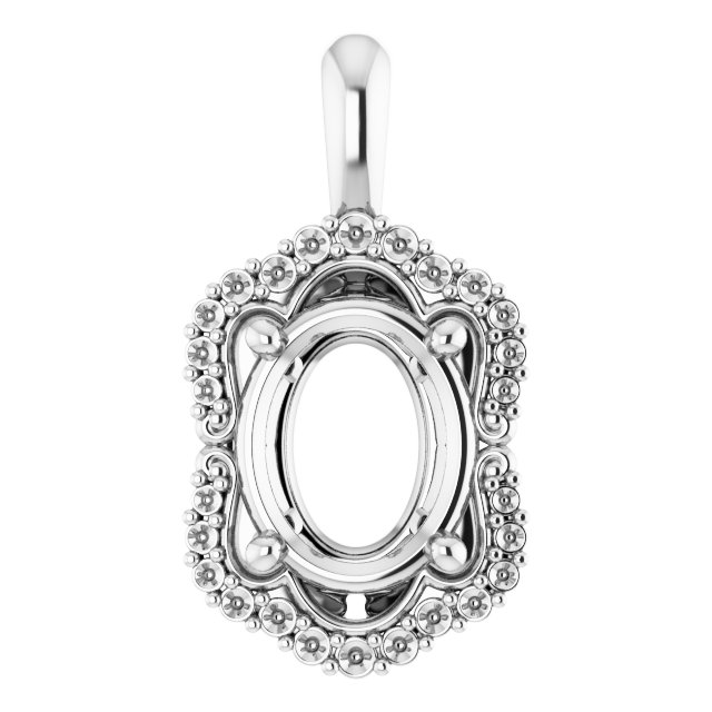 Sculptural Halo-Style Pendant