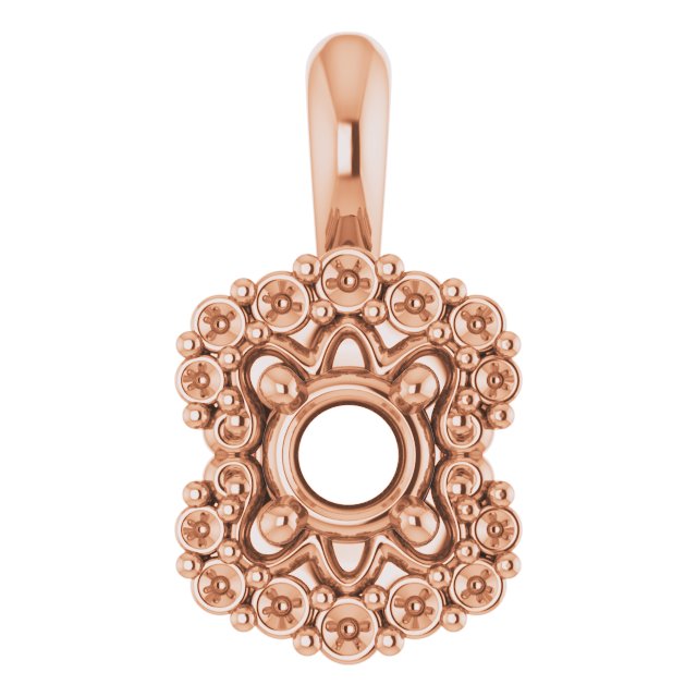 Sculptural Halo-Style Pendant