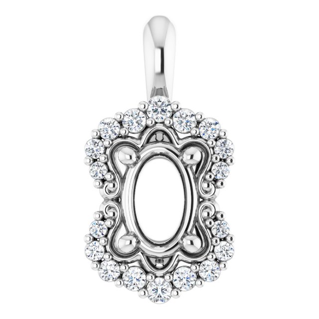 14k White Gold
