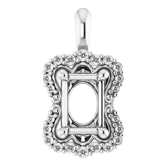 Sculptural Halo-Style Pendant