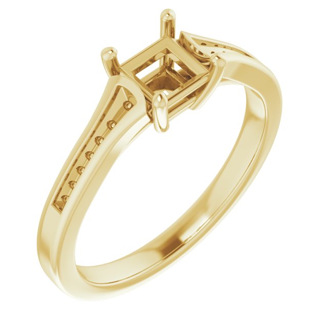 Accented Engagement Ring
