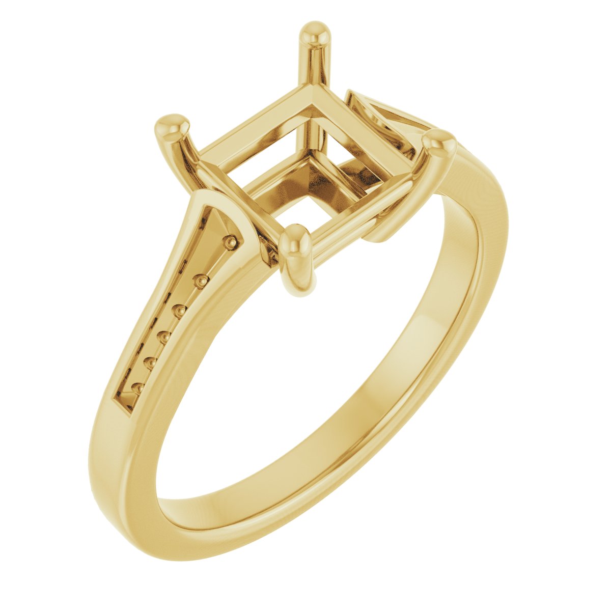 Accented Engagement Ring