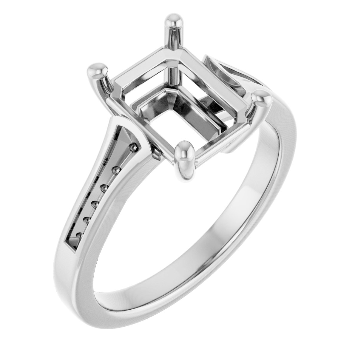 Accented Engagement Ring
