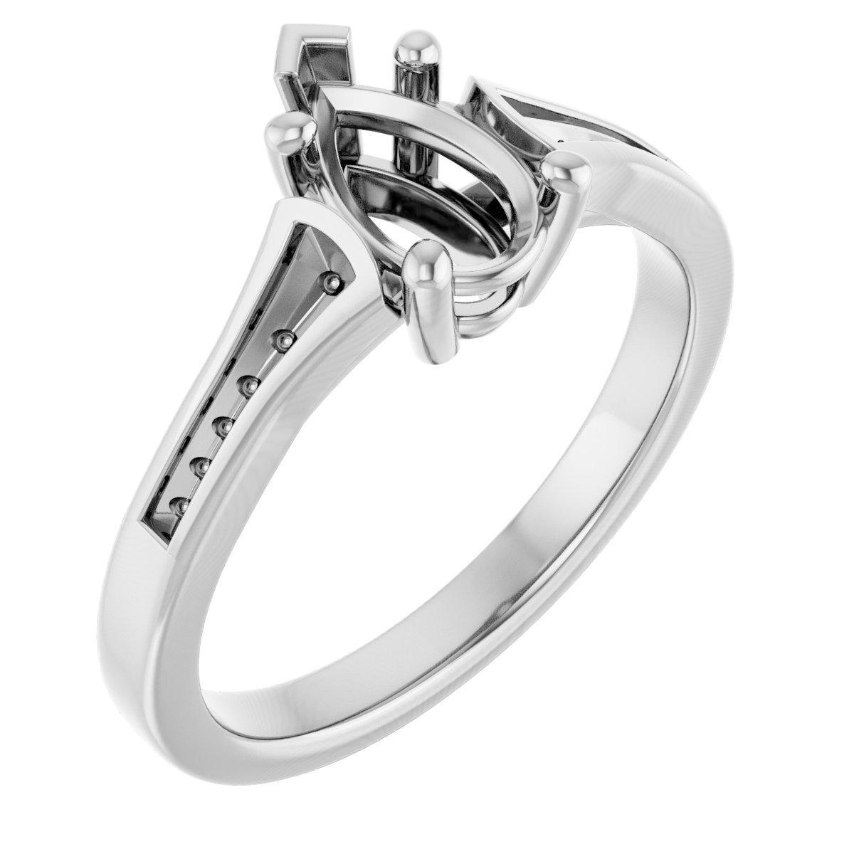 Accented Engagement Ring