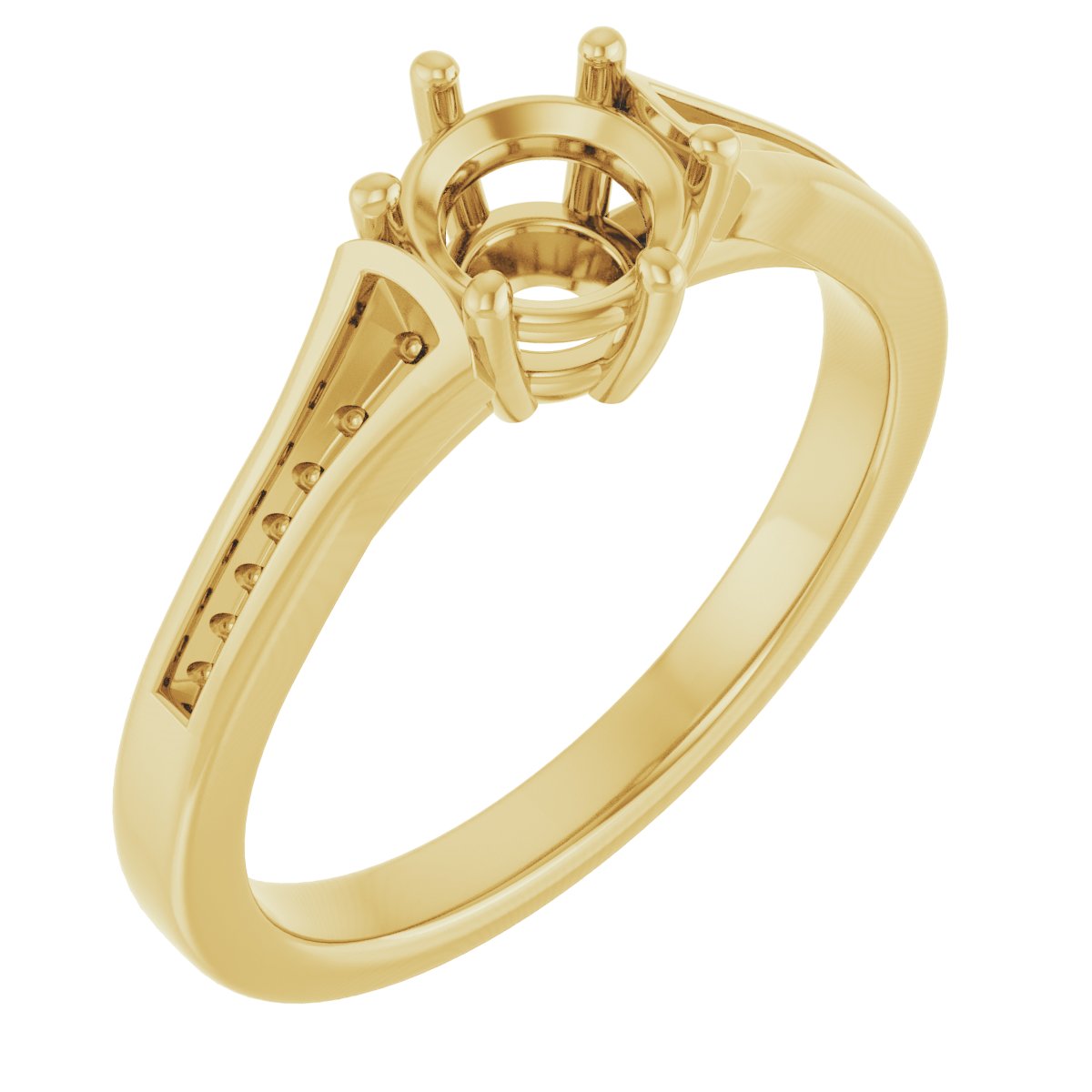 Accented Engagement Ring