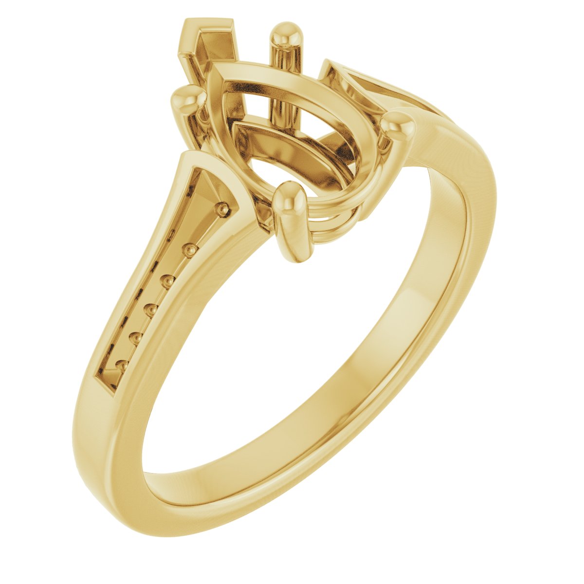 Accented Engagement Ring