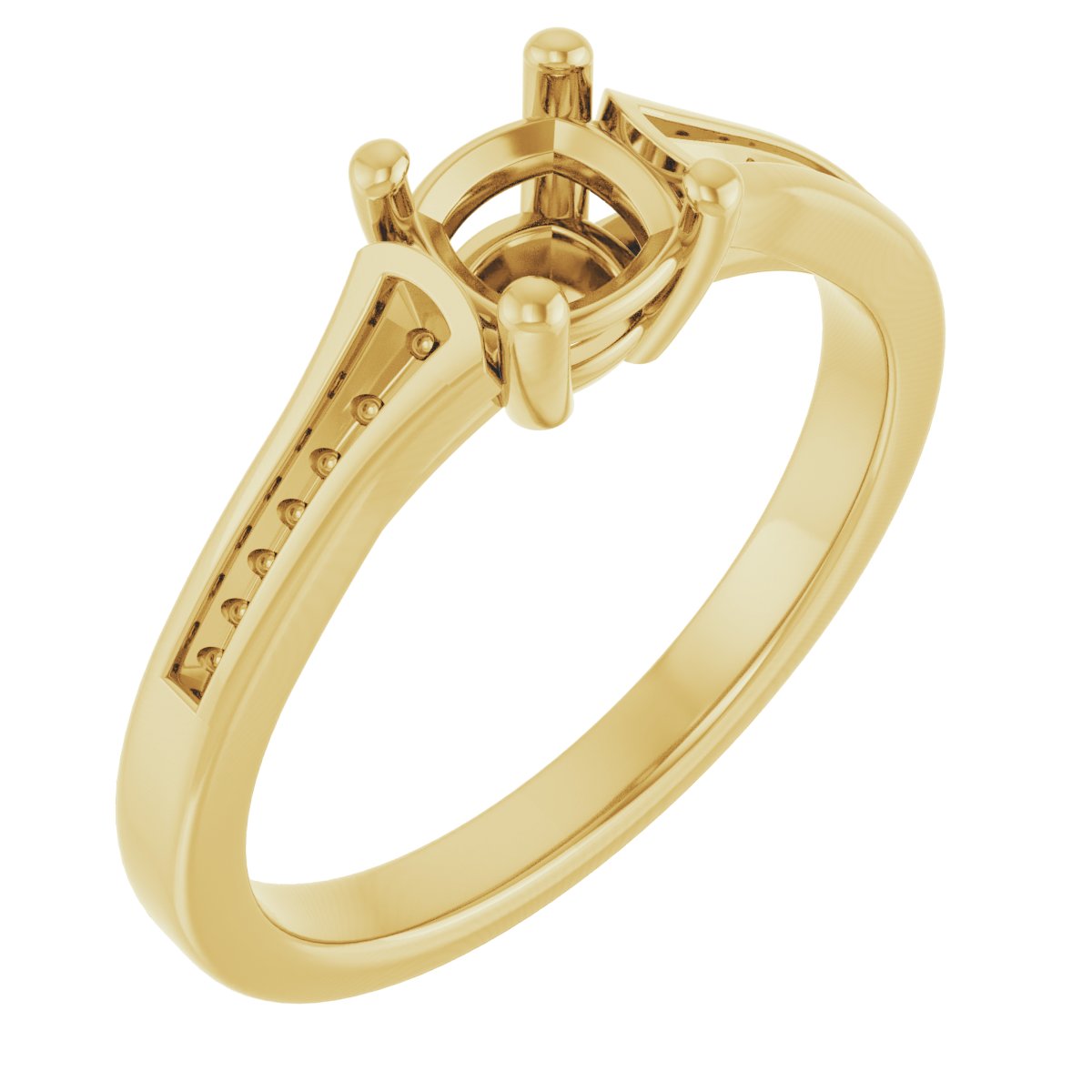 Accented Engagement Ring