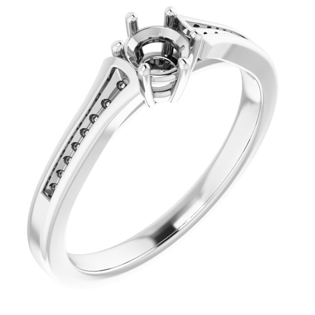 Accented Engagement Ring
