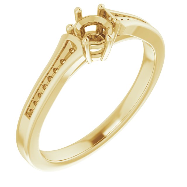 Accented Engagement Ring