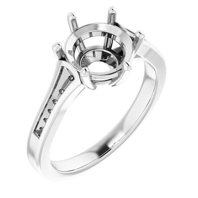 Accented Engagement Ring