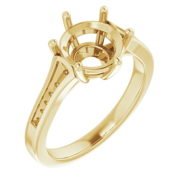 Accented Engagement Ring