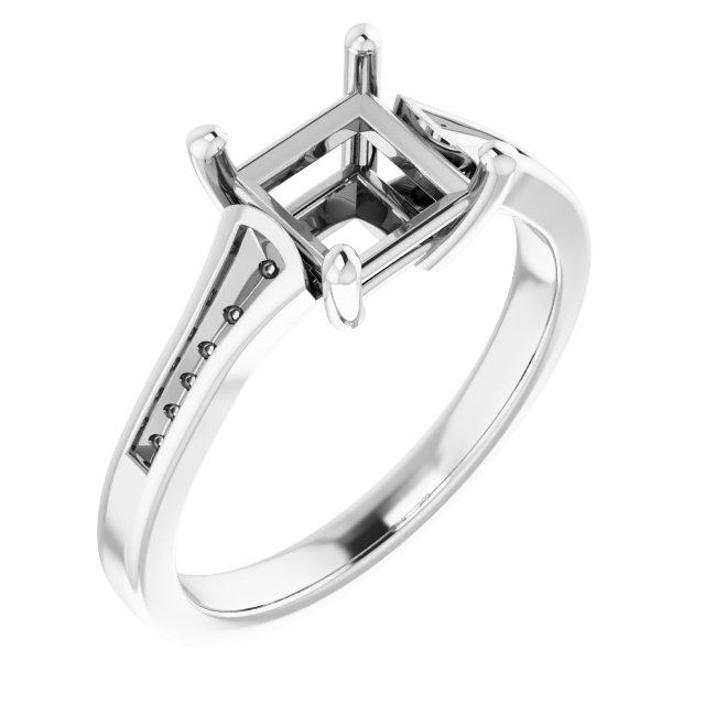 Accented Engagement Ring