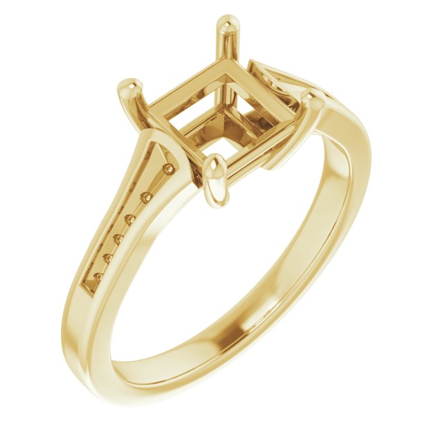 Accented Engagement Ring