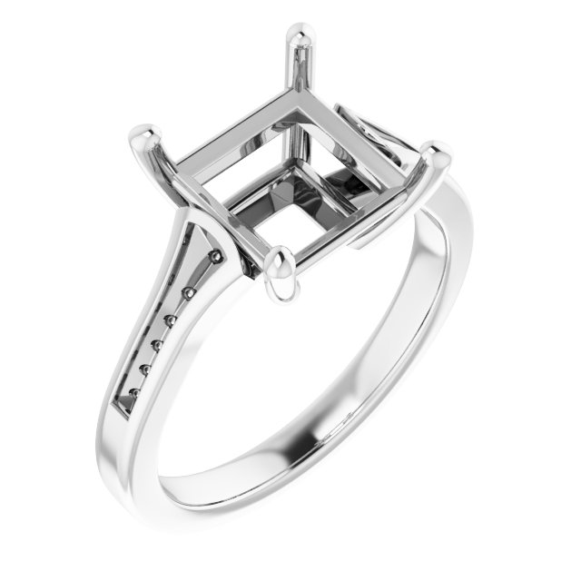 Accented Engagement Ring