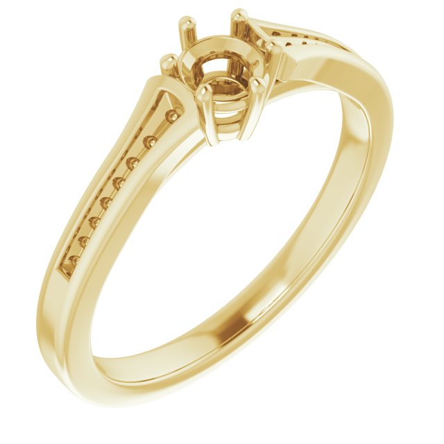 Accented Engagement Ring