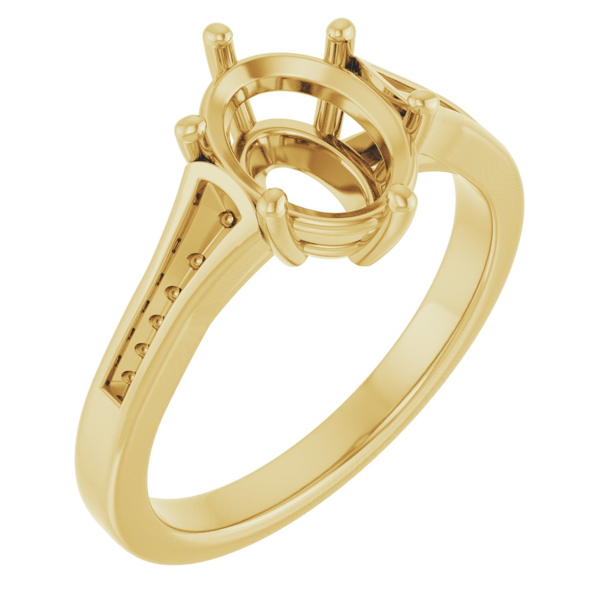 Accented Engagement Ring