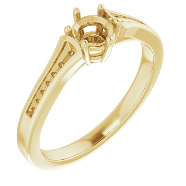 Accented Engagement Ring