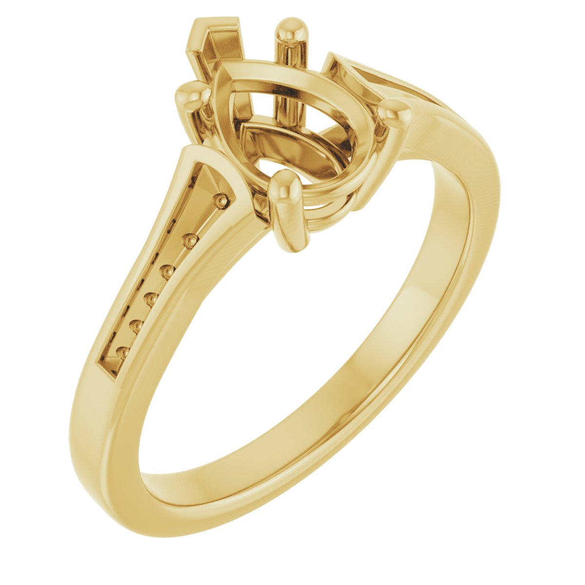 Accented Engagement Ring