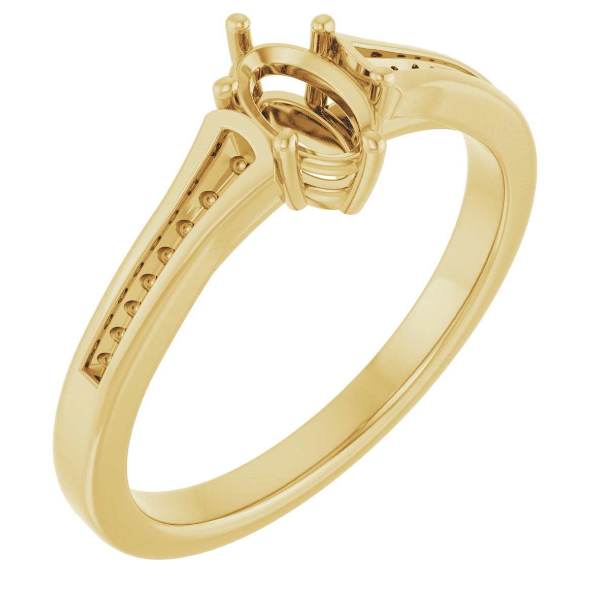 Accented Engagement Ring