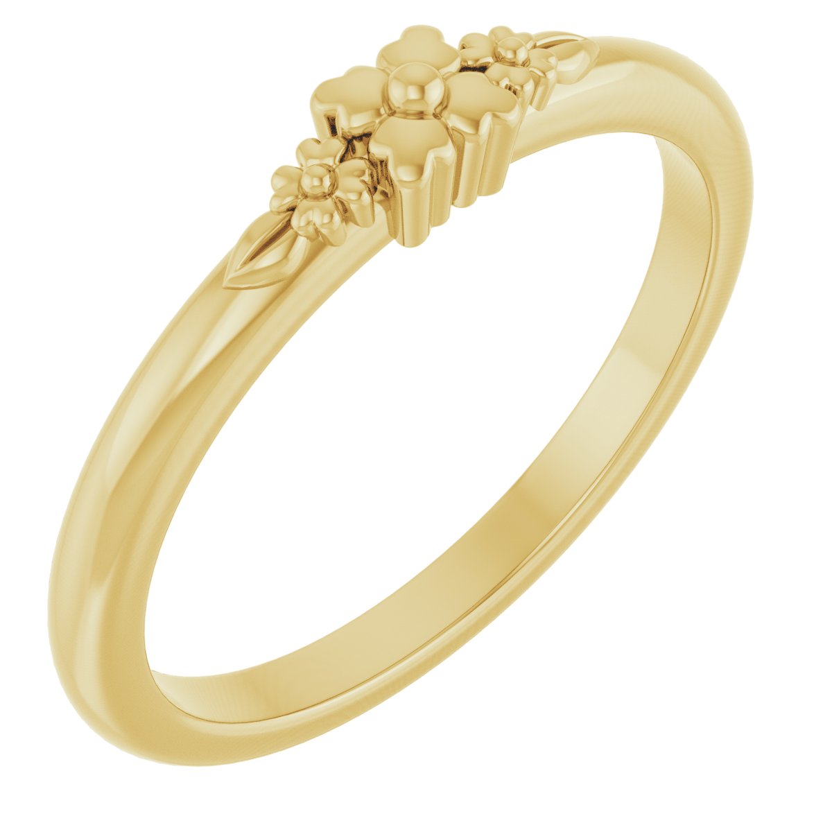 Floral Stackable Ring