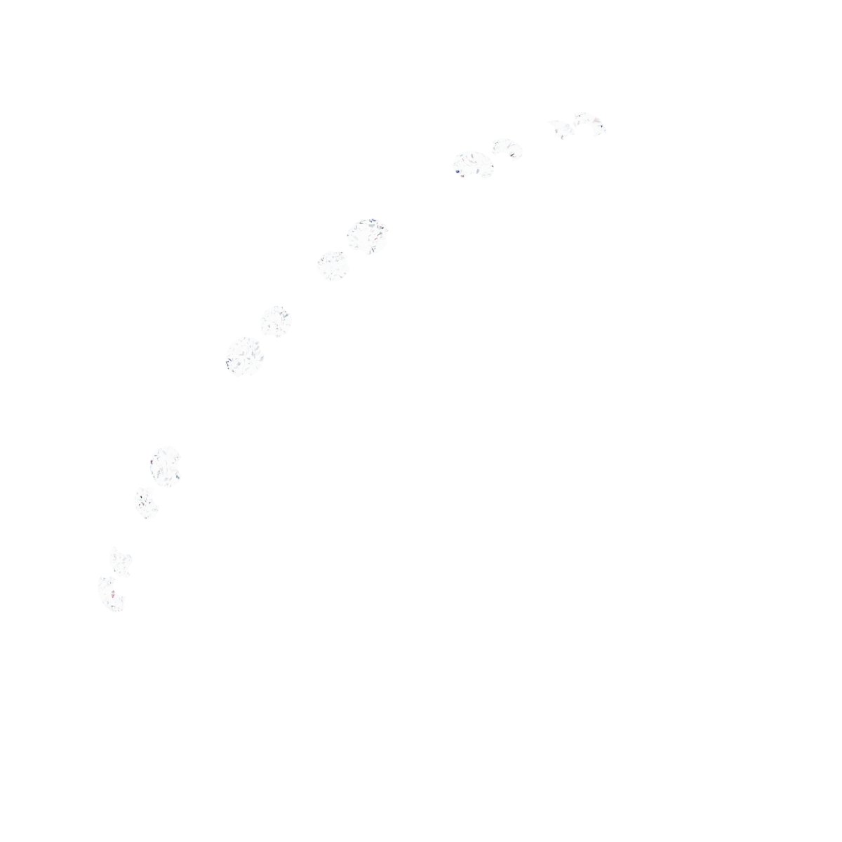 1/4 CTW Natural Diamond Art-Deco Anniversary Band – 14K White Gold