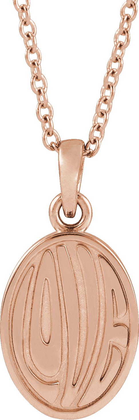 "Love" Necklace or Pendant