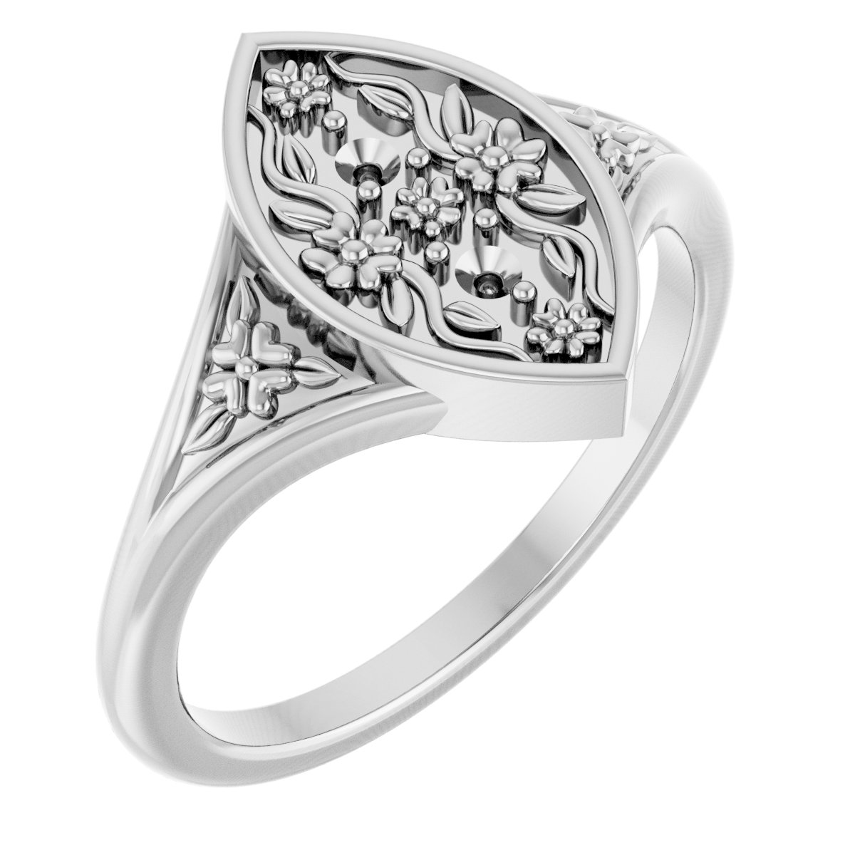 Vintage-Inspired Family Ring
