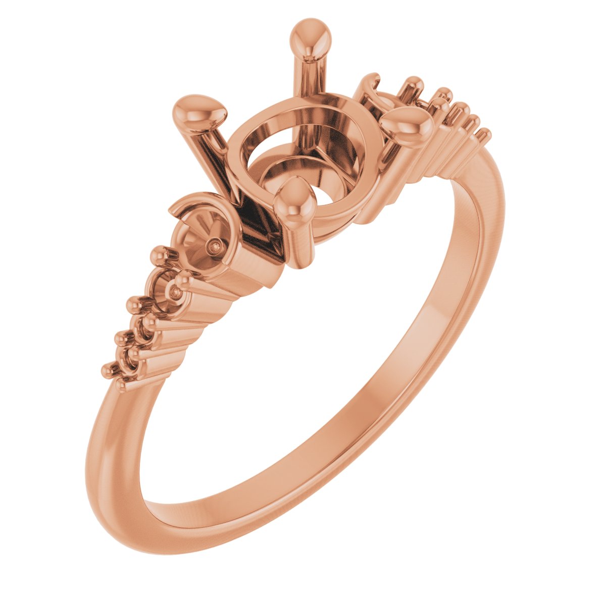 Accented Engagement Ring or Band
