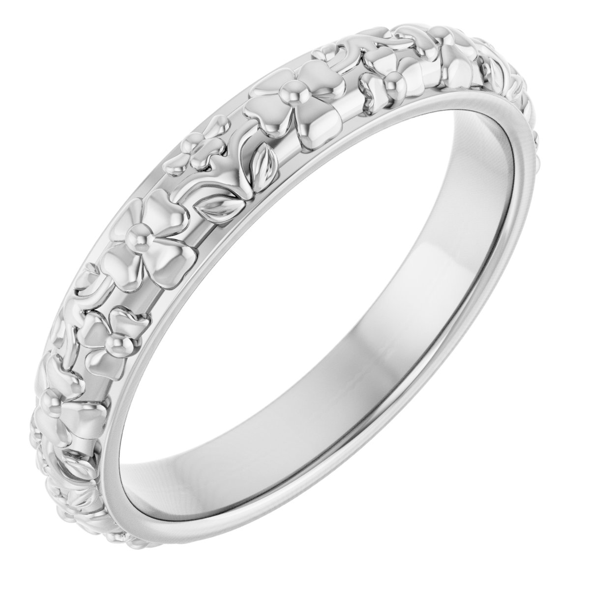 Floral Half Round Band