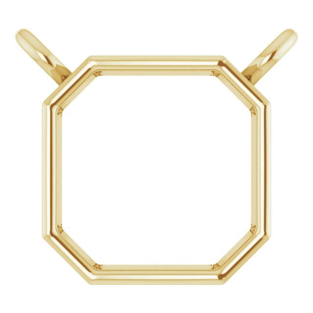 Bezel-Set Necklace Center