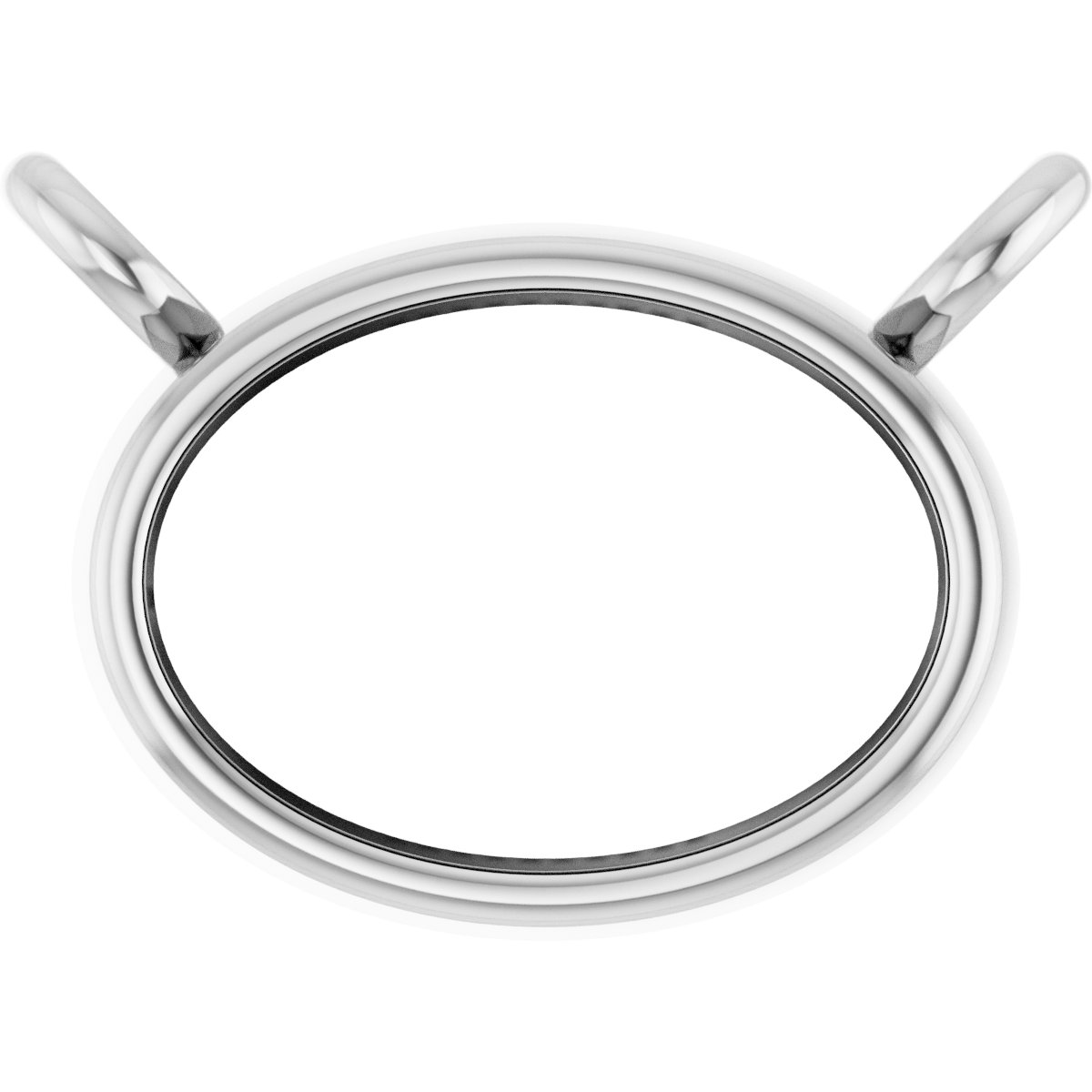 Bezel-Set Necklace Center