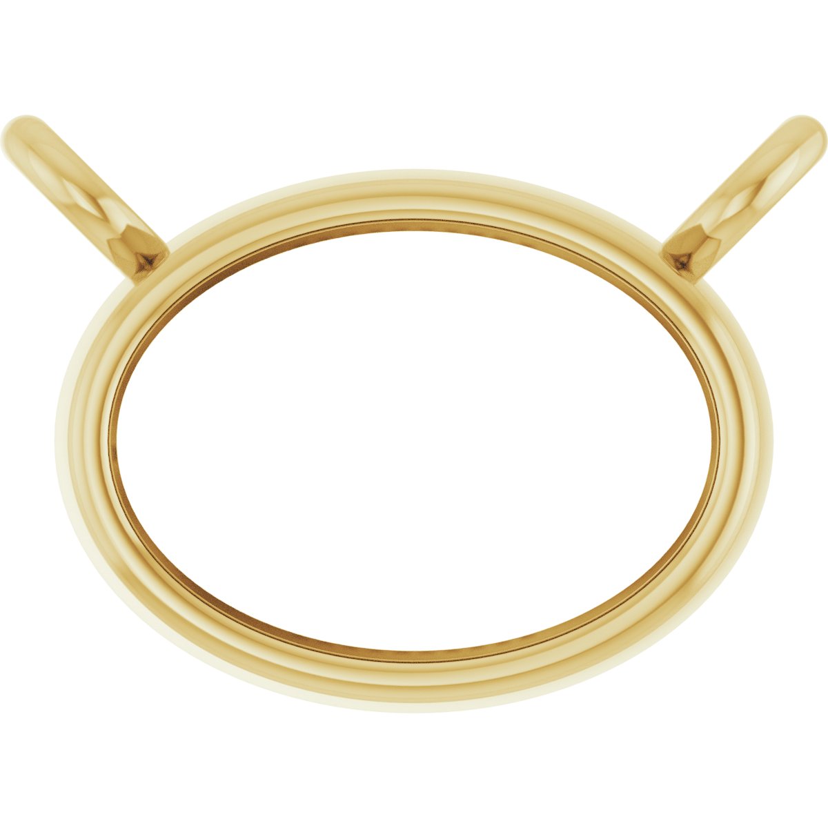 Bezel-Set Necklace Center