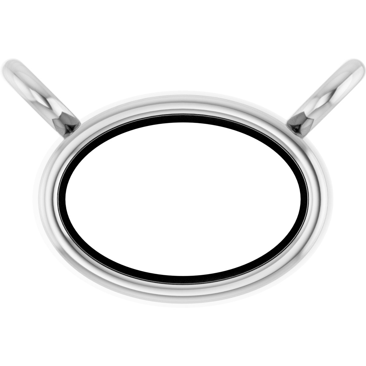 Bezel-Set Necklace Center