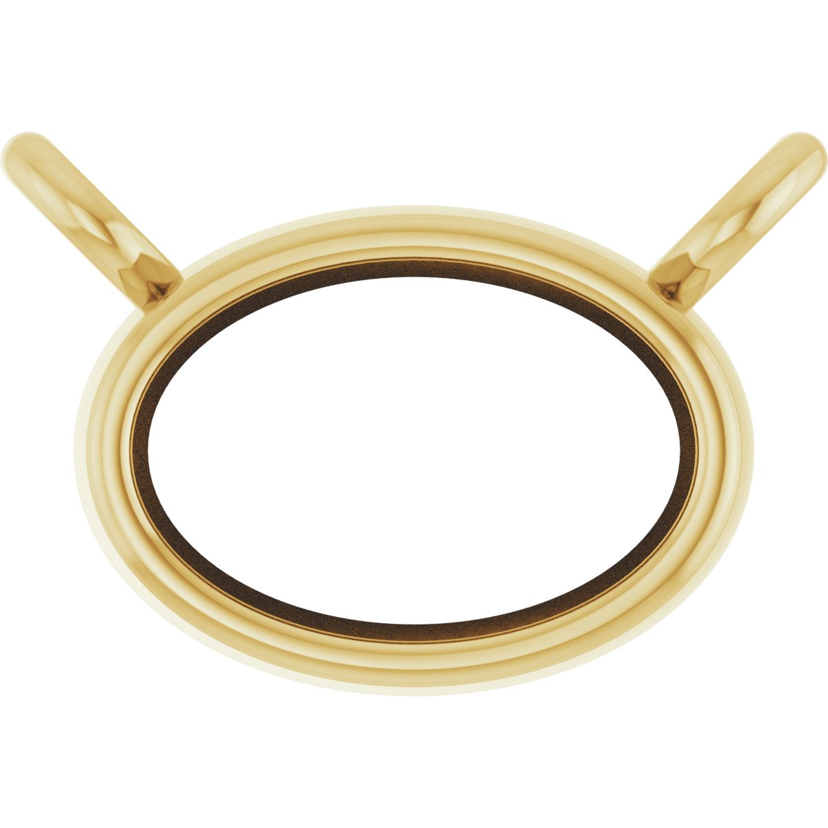 Bezel-Set Necklace Center