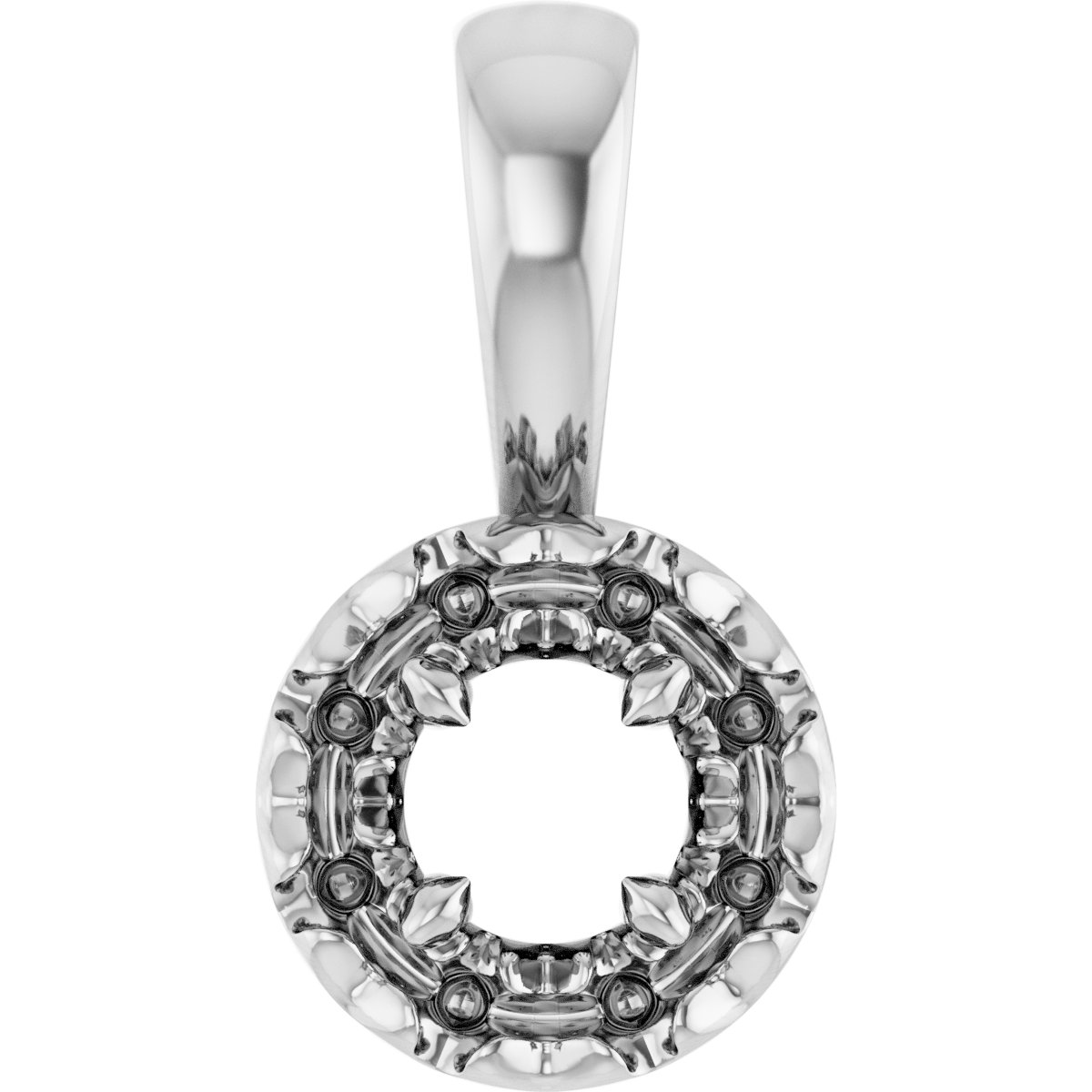 Halo-Style Necklace or Pendant