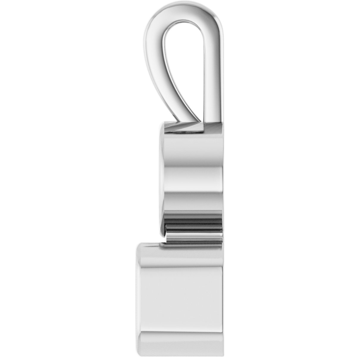 8x6 mm Pear Pendant Mounting view 3