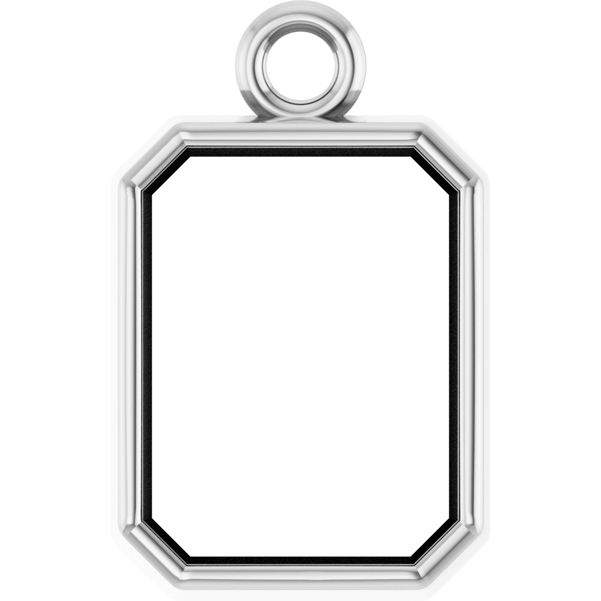 Bezel-Set Dangle
