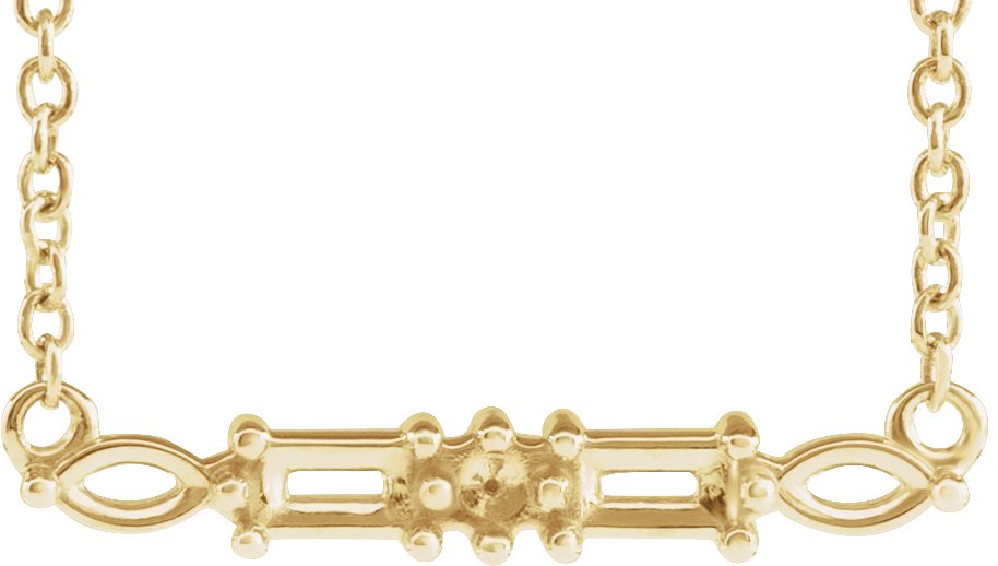 Bar Necklace or Center