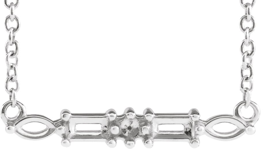 Bar Necklace or Center