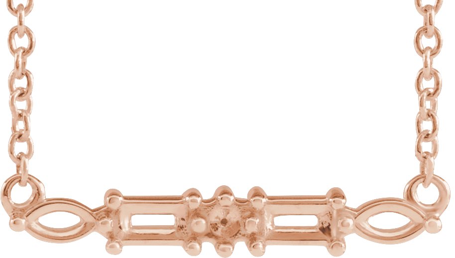 Bar Necklace or Center