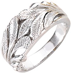 Fancy Band – 14K White Gold