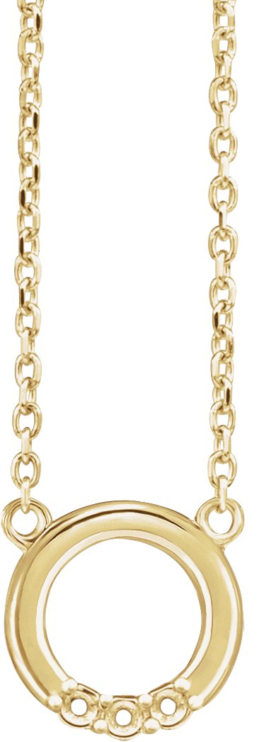 Family Circle Necklace or Center
