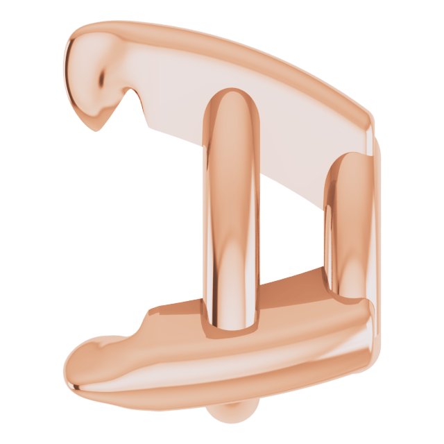 Pre-Notched Claw-Prong Earring Setting