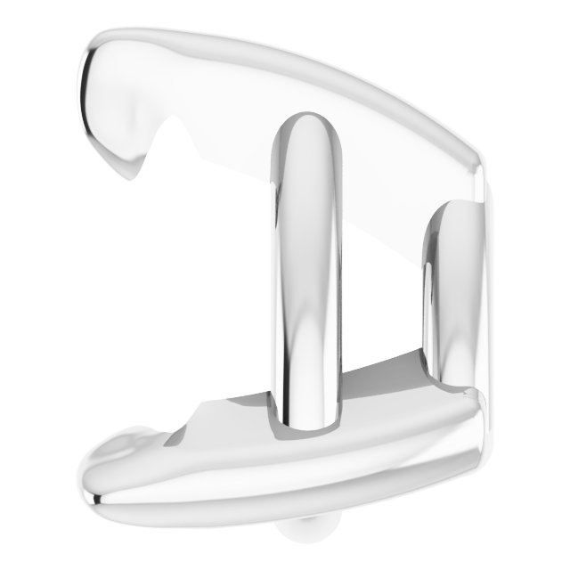 Pre-Notched Claw-Prong Earring Setting